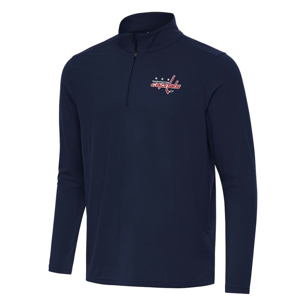Washington Capitals Antigua Intent Quarter-Zip Top Navy