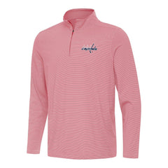 Washington Capitals Antigua Twine Quarter-Zip Top Red