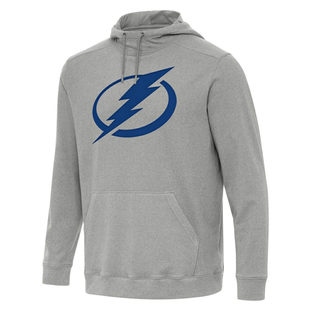 Tampa Bay Lightning Antigua Cloud Pullover Hoodie Heather Gray