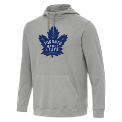 Toronto Maple Leafs Antigua Cloud Pullover Hoodie Heather Gray