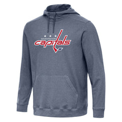 Washington Capitals Antigua Cloud Pullover Hoodie Heather Navy