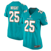 Jaylen Wright Miami Dolphins Women's Game Jersey - Aqua | Nike online