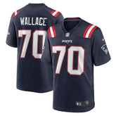 Caedan Wallace New England Patriots Game Jersey - Navy | Nike on sale