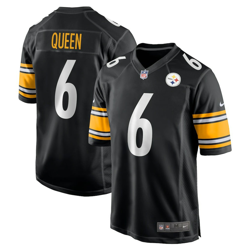 Patrick Queen Pittsburgh Steelers Game Jersey - Black | Nike for sale