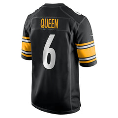 Patrick Queen Pittsburgh Steelers Game Jersey - Black | Nike for sale