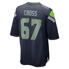Charles Cross Seattle Seahawks Game Jersey - College Navy | Nike cheap