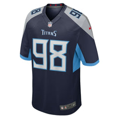 Jeffery Simmons Tennessee Titans Game Jersey - Navy | Nike online