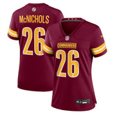 Jeremy McNichols Washington Commanders Women's Team Game Jersey - Burgundy | Nike cheap