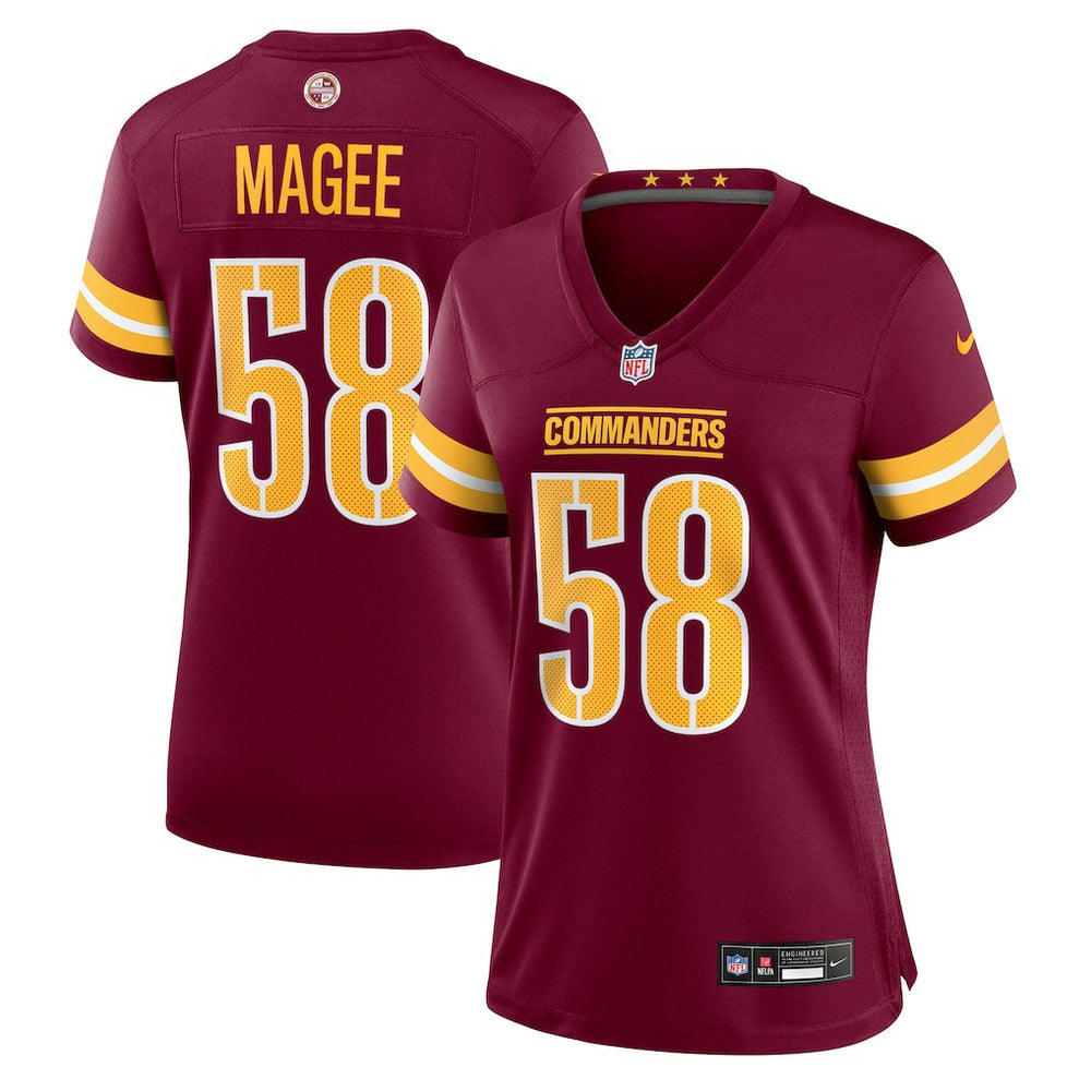 Jordan Magee Washington Commanders Women's Team Game Jersey - Burgundy | Nike outlet