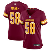 Jordan Magee Washington Commanders Women's Team Game Jersey - Burgundy | Nike outlet