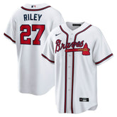 Austin Riley Atlanta Braves Home Replica Player Jersey - White | Nike