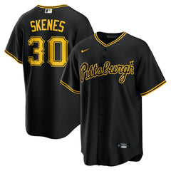 Paul Skenes Pittsburgh Pirates Alternate 2 Replica Jersey - Black | Nike