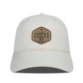 Anaheim Ducks Men's Levelwear Faux Leather Patch Unstructured Adjustable Hat Cream