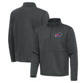 Buffalo Bills Antigua Twist Quarter-Zip Pullover Jacket - Pewter discount