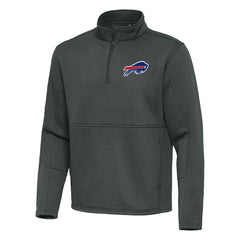 Buffalo Bills Antigua Twist Quarter-Zip Pullover Jacket - Pewter discount