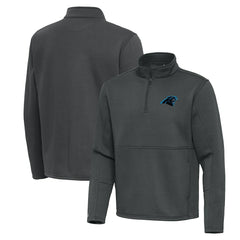 Carolina Panthers Antigua Twist Quarter-Zip Pullover Jacket - Pewter for sale