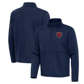 Chicago Bears Antigua Twist Quarter-Zip Pullover Jacket - Navy outlet