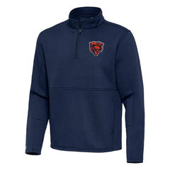 Chicago Bears Antigua Twist Quarter-Zip Pullover Jacket - Navy outlet