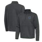 Indianapolis Colts Antigua Twist Quarter-Zip Pullover Jacket - Pewter sale