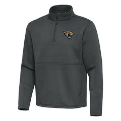 Jacksonville Jaguars Antigua Twist Quarter-Zip Pullover Jacket - Pewter online