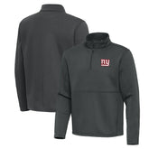 New York Giants Antigua Twist Quarter-Zip Pullover Jacket - Pewter online