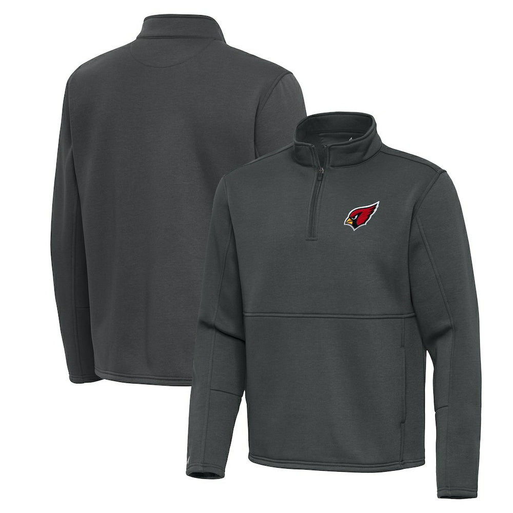Arizona Cardinals Antigua Twist Quarter-Zip Pullover Jacket - Pewter online