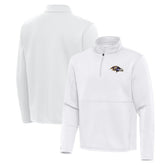 Baltimore Ravens Antigua Twist Quarter-Zip Pullover Jacket - White on sale