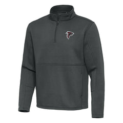 Atlanta Falcons Antigua Twist Quarter-Zip Pullover Jacket - Pewter for sale