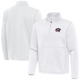 Columbus Blue Jackets Antigua Twist Quarter-Zip Pullover Jacket White