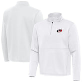 Carolina Hurricanes Antigua Twist Quarter-Zip Pullover Jacket White
