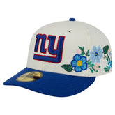 New York Giants New Era Tonal Floral 59FIFTY Fitted Hat - Cream/Royal outlet