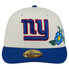 New York Giants New Era Tonal Floral 59FIFTY Fitted Hat - Cream/Royal outlet