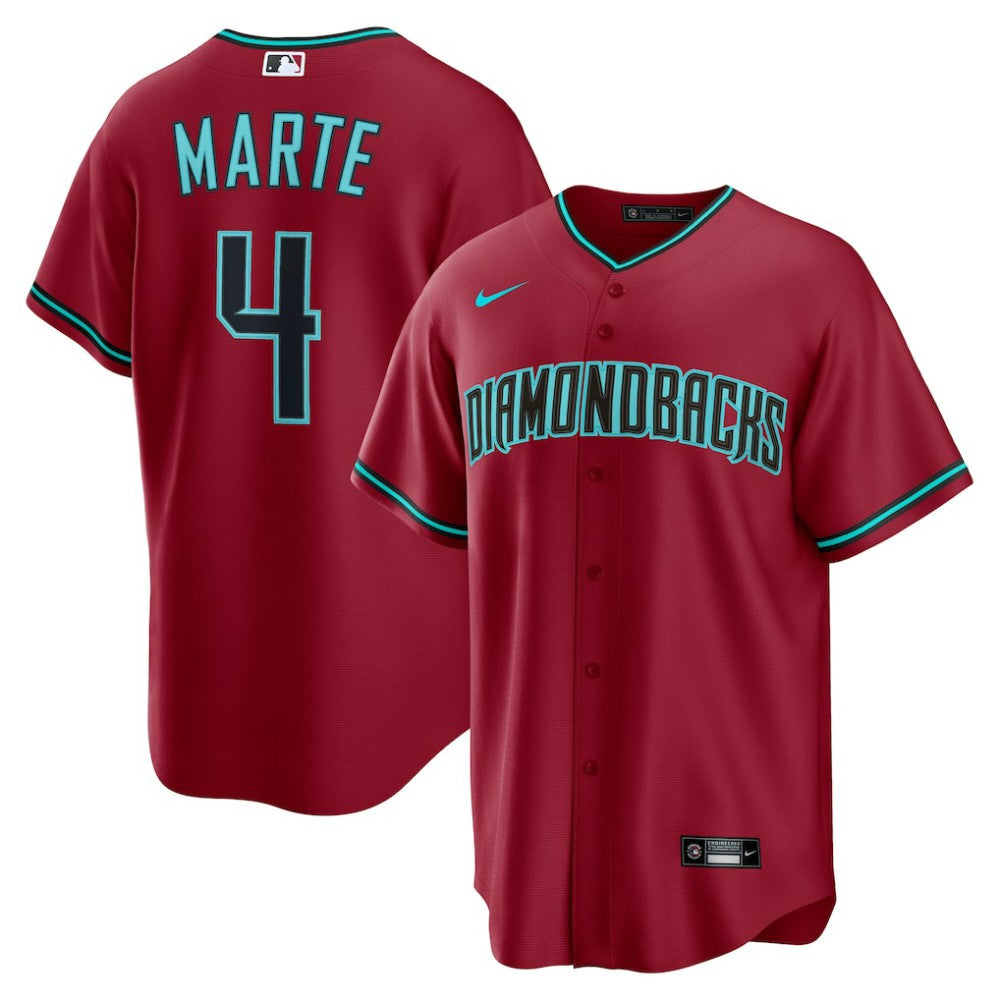 Ketel Marte Arizona Diamondbacks Alternate 2 Replica Jersey - Red | Nike