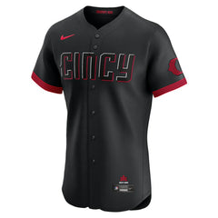 Cincinnati Reds City Connect Elite Jersey - Black | Nike