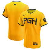 Pittsburgh Pirates City Connect Elite Jersey - Gold | Nike