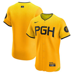 Pittsburgh Pirates City Connect Elite Jersey - Gold | Nike