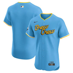 Milwaukee Brewers City Connect Elite Jersey - Powder Blue | Nike