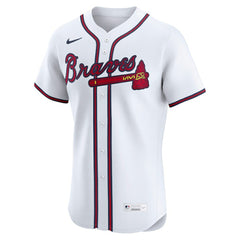 Atlanta Braves Home Elite Jersey - White | Nike