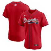 Atlanta Braves Alternate Elite Jersey - Red | Nike