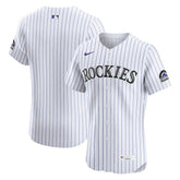 Colorado Rockies Home Elite Jersey - White | Nike