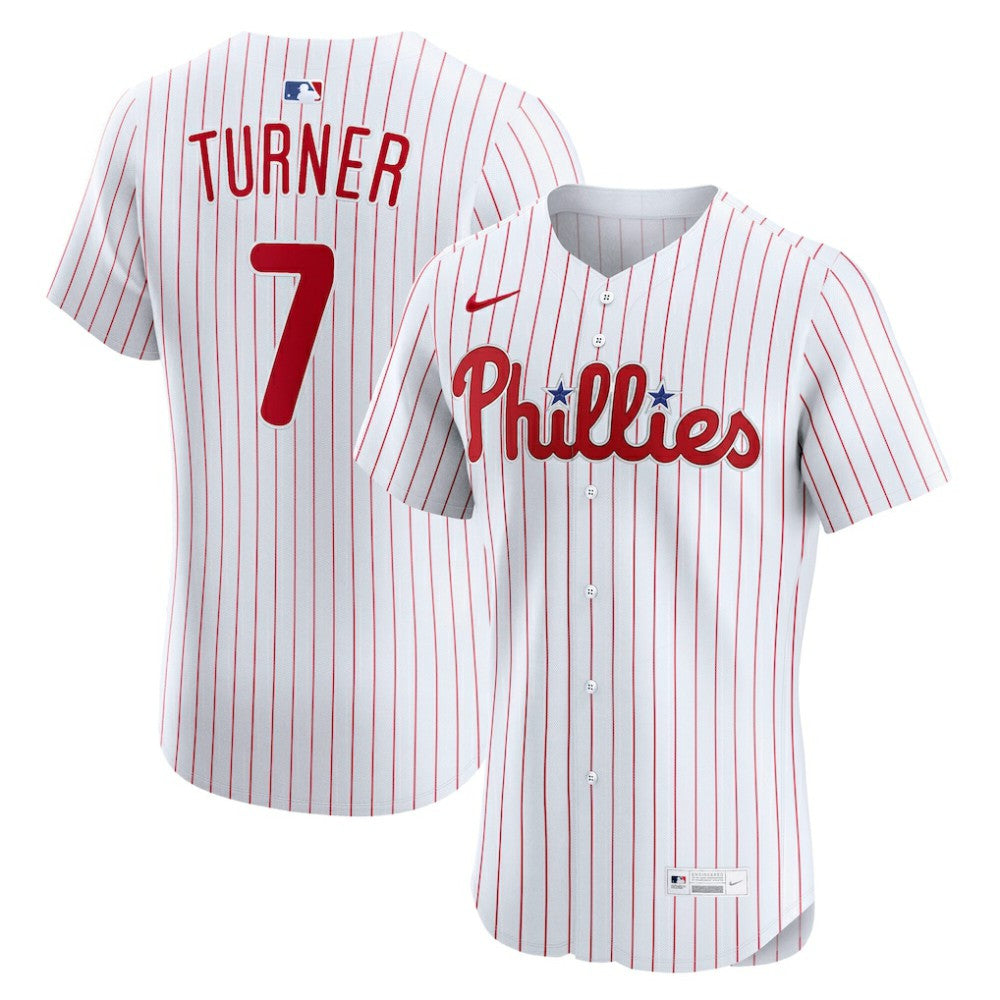Trea Turner Philadelphia Phillies Home Elite Jersey - White | Nike