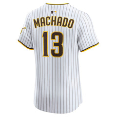 Manny Machado San Diego Padres Home Elite Player Jersey - White | Nike