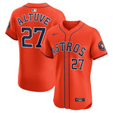 Jose Altuve Houston Astros Alternate Elite Player Jersey - Orange | Nike