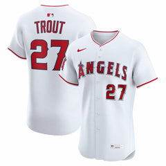Mike Trout Los Angeles Angels Home ElitePlayer Jersey - White | Nike