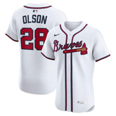 Matt Olson Atlanta Braves Home Elite Player Jersey - White | Nike