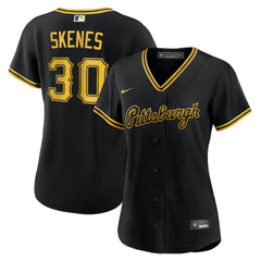Paul Skenes Pittsburgh Pirates Women's Alternate Replica Player Jersey - Black | Nike