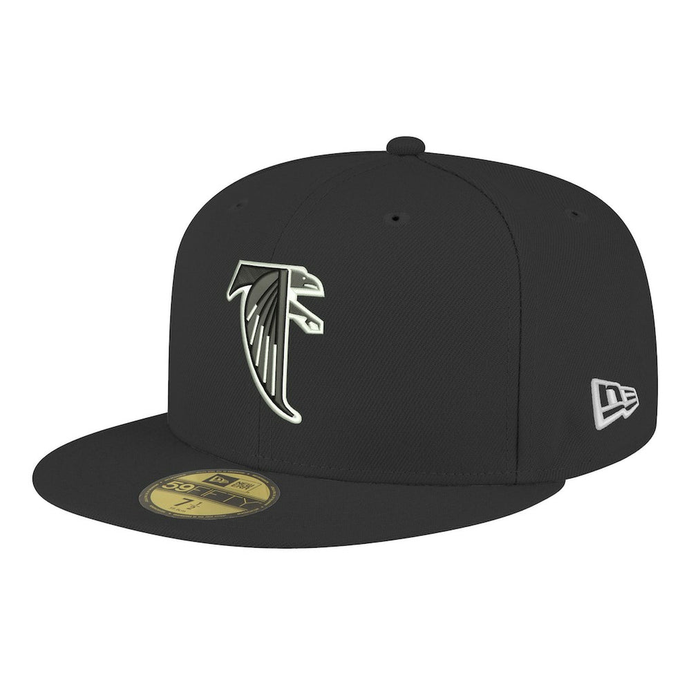 Atlanta Falcons New Era Omaha Throwback 59FIFTY Fitted Hat - Black for sale