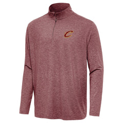 Cleveland Cavaliers Antigua Hunk Quarter-Zip Top sale - Heather Wine online