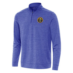 Denver Nuggets Antigua Bright Quarter-Zip Top sale - Heather Royal for sale