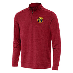 Denver Nuggets Antigua Bright Quarter-Zip Top sale - Cardinal shop